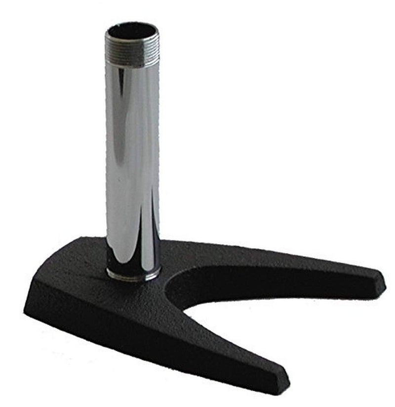 Audio2000'S AST4211 Desktop Microphone Stand with Cast-Iron U-Shaped Base